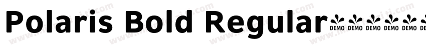 Polaris Bold Regular字体转换